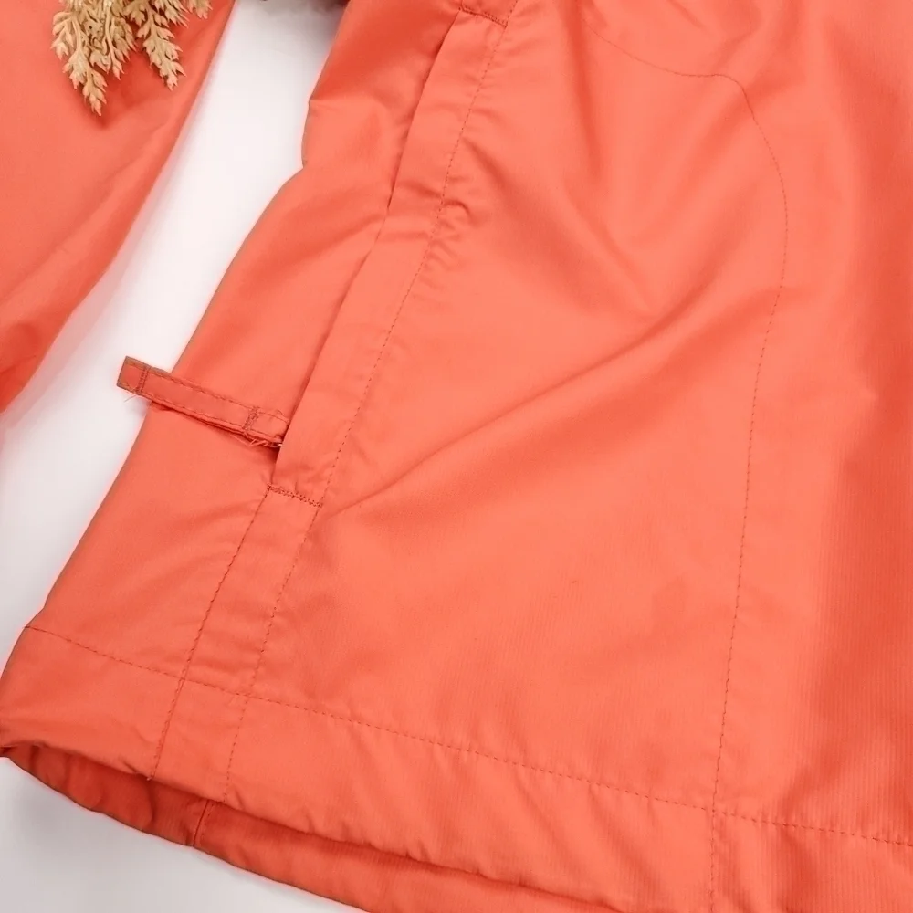 NIKE Golf Orange Wht Light Pullover Windbreaker M
